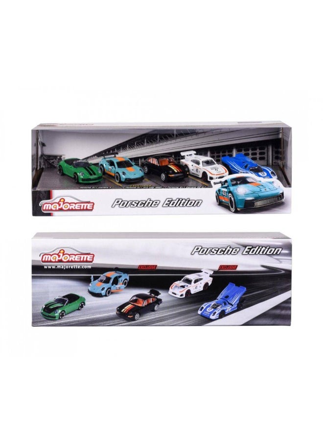 Majorette Porsche Edition Die-cast Cars Gift Set (1:64, Pack of 5) - Image 1